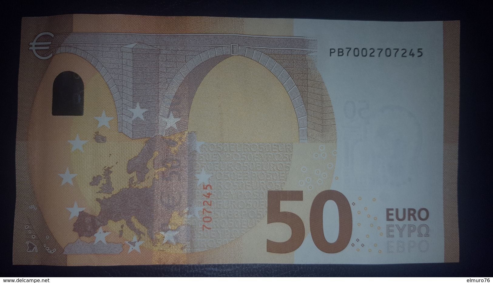 50 EURO P006A1 Netherlands DRAGHI Serie PB Perfect UNC - 50 Euro