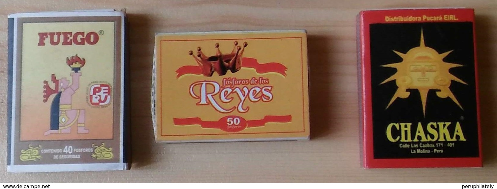 Peru Match Boxes - Matchboxes