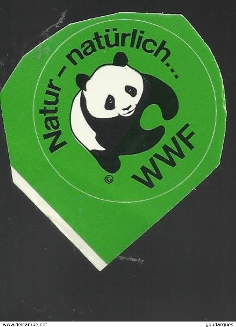 Autocollant - WWF- Natur - Natürlich..... - Panda - Autocollant Qui A été Découpé, Mais En Bon état. - Aufkleber