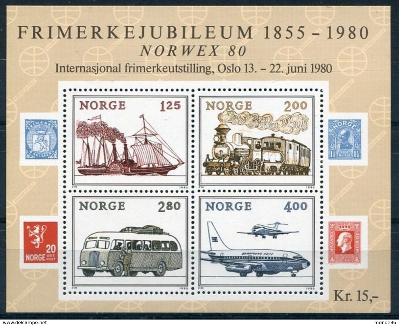 NORVÈGE - Année Complète 1980 ** - BF Inclus - Full Years