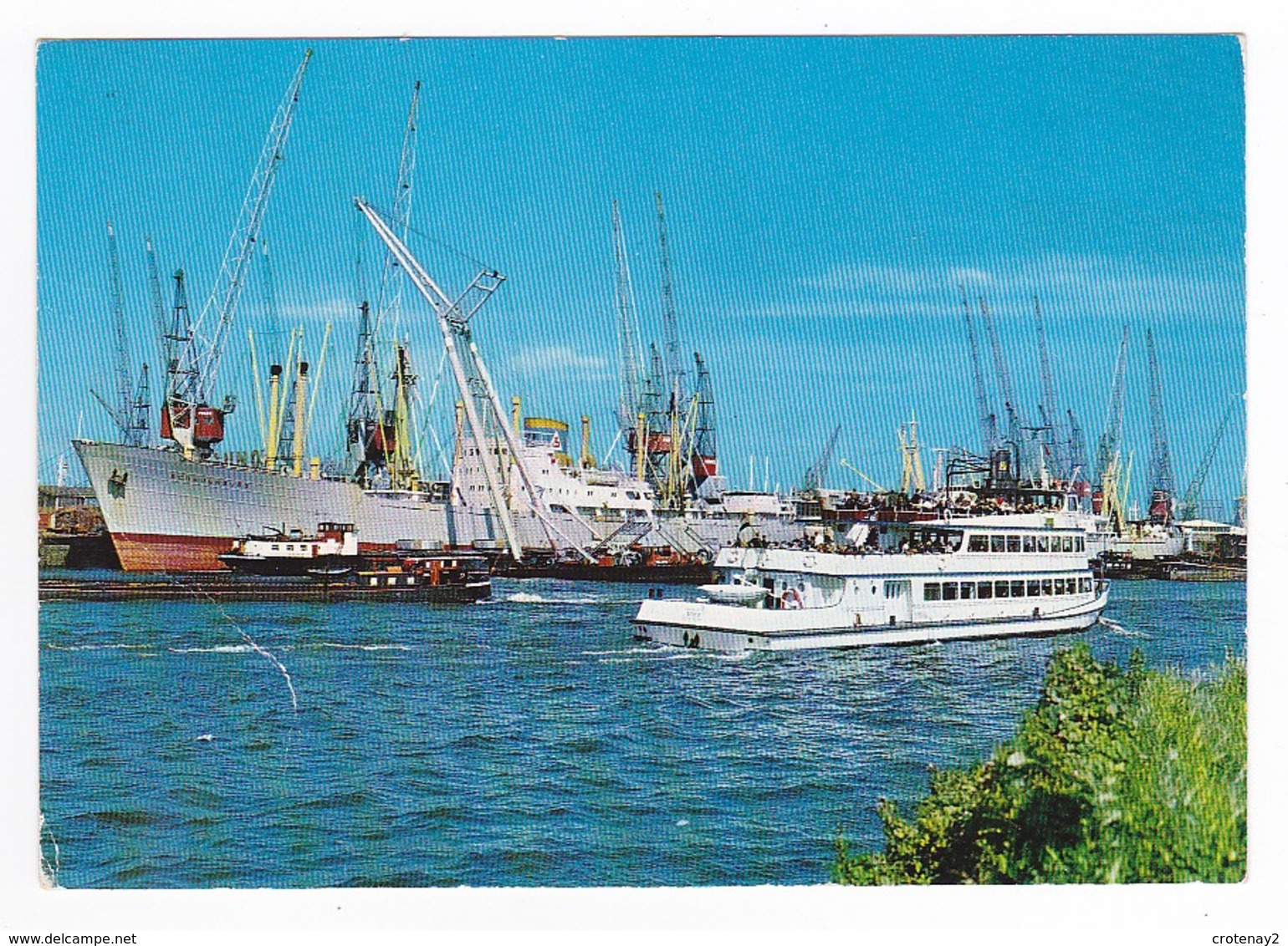 Holland Rotterdam Vue Du Port Bateaux Cargo SCHAUENBURG Péniche - Rotterdam