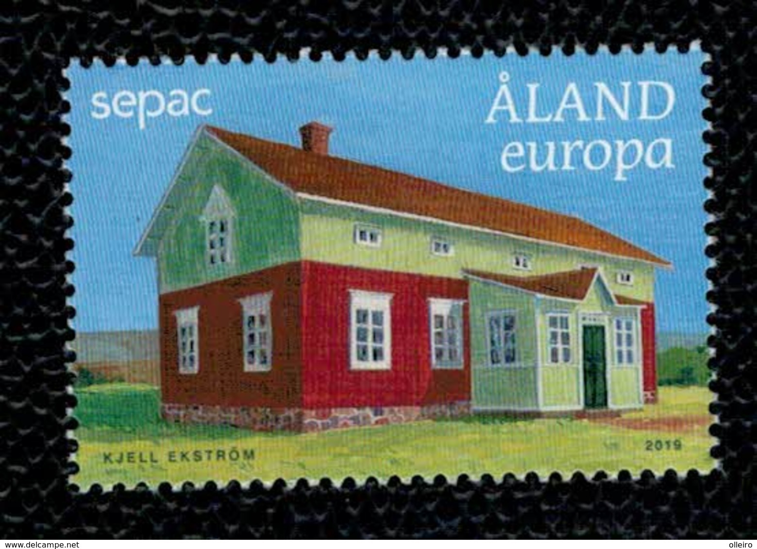 Aland 2019 SEPAC - Old Residential Buildings 1v Complete Set  ** MNH - Aland