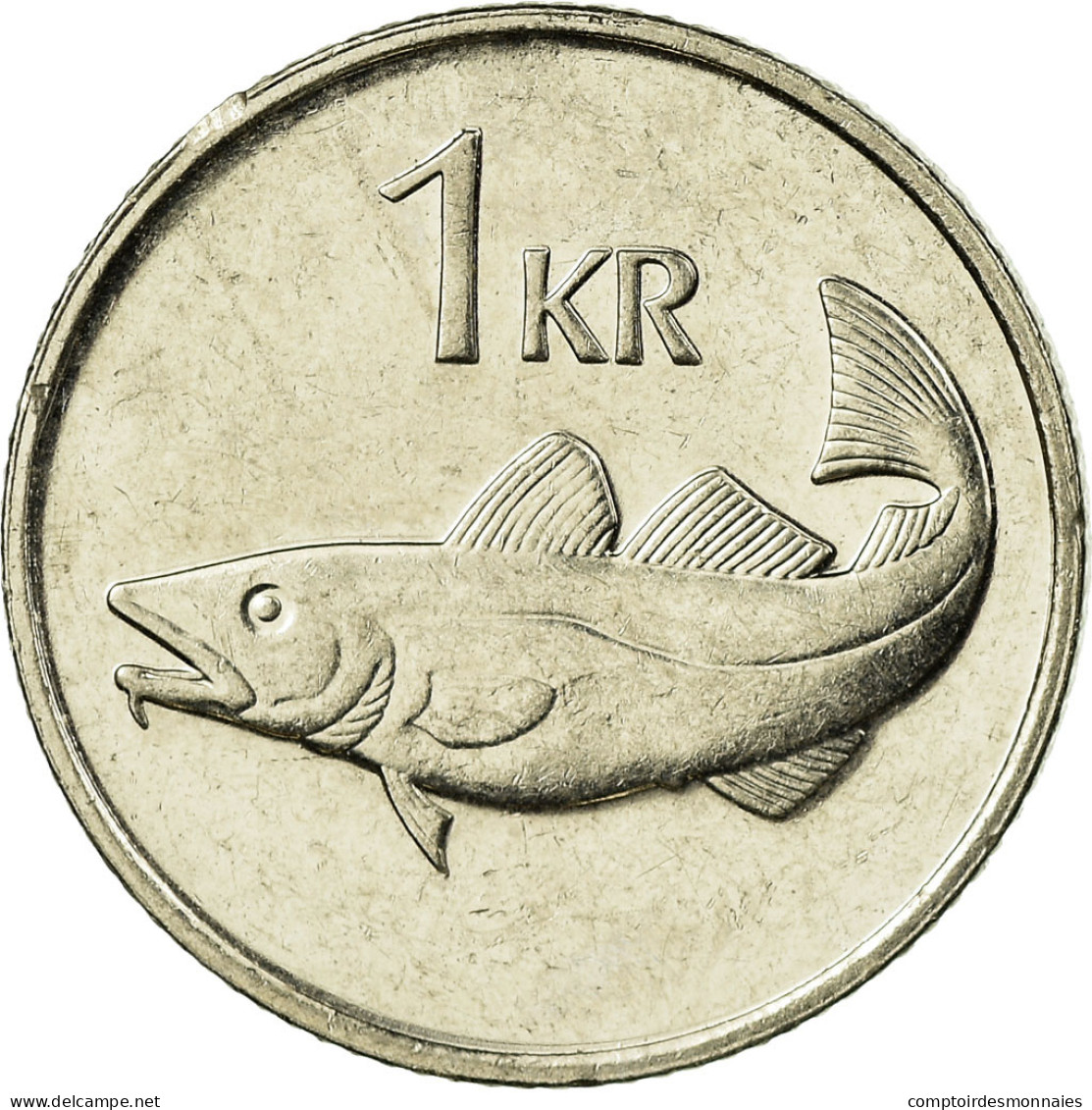 Monnaie, Iceland, Krona, 2007, TTB, Nickel Plated Steel, KM:27A - Island