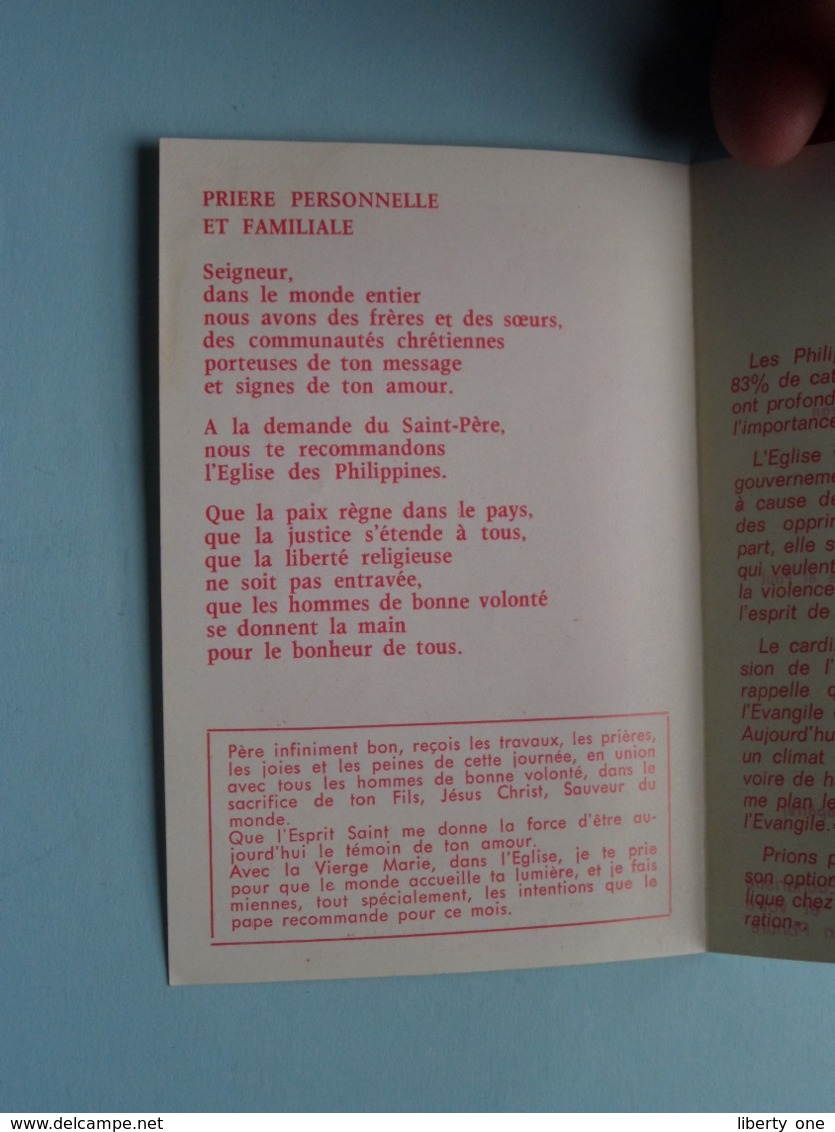 L'Eglise Aux PHILIPPINES - Nov 1986 > Prière / Gebed ( Zie Foto's ) ! - Religion & Esotérisme