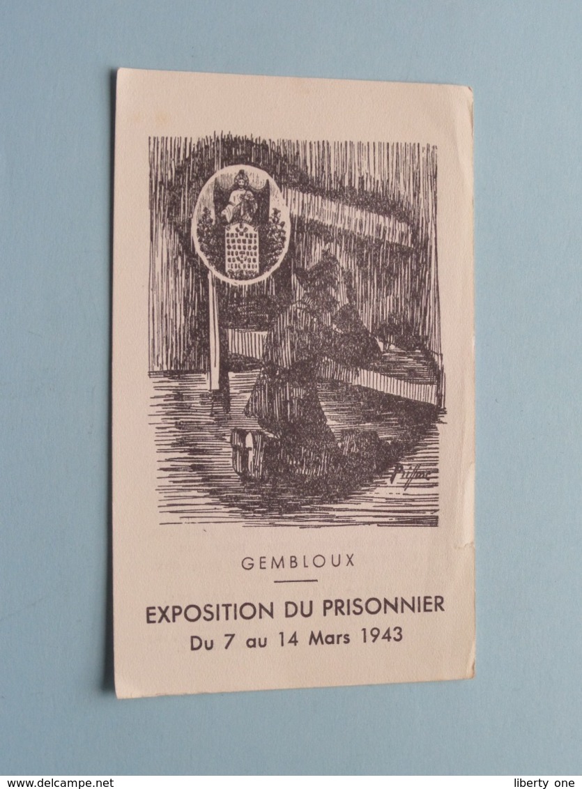 GEMBLOUX - Exposition Du PRISONNIER Du 7 Au 14 Mars 1943 > Prière ( Zie Foto's ) ! - Religion &  Esoterik