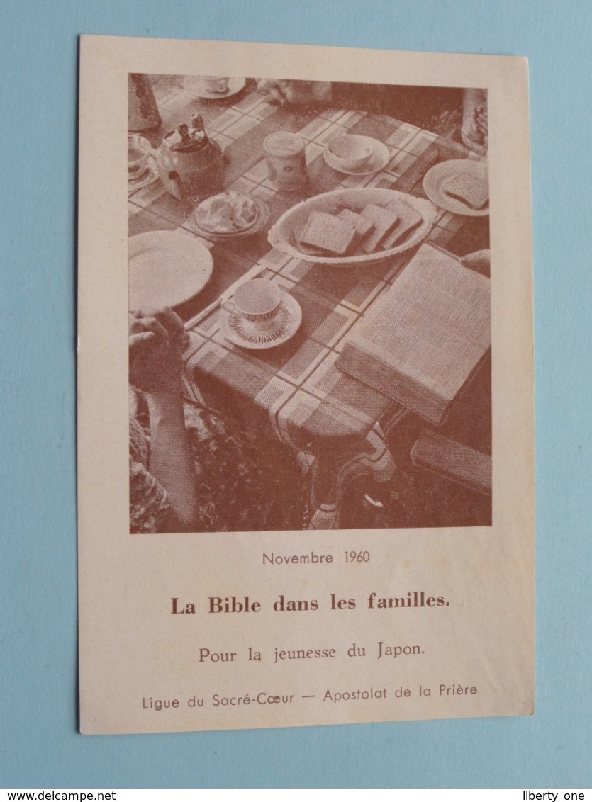 Nov 1960 > Pour La Jeunesse Du JAPON -La Bible Dans Les Familles / Prière / Gebed ( Zie Foto's ) ! - Religion & Esotérisme