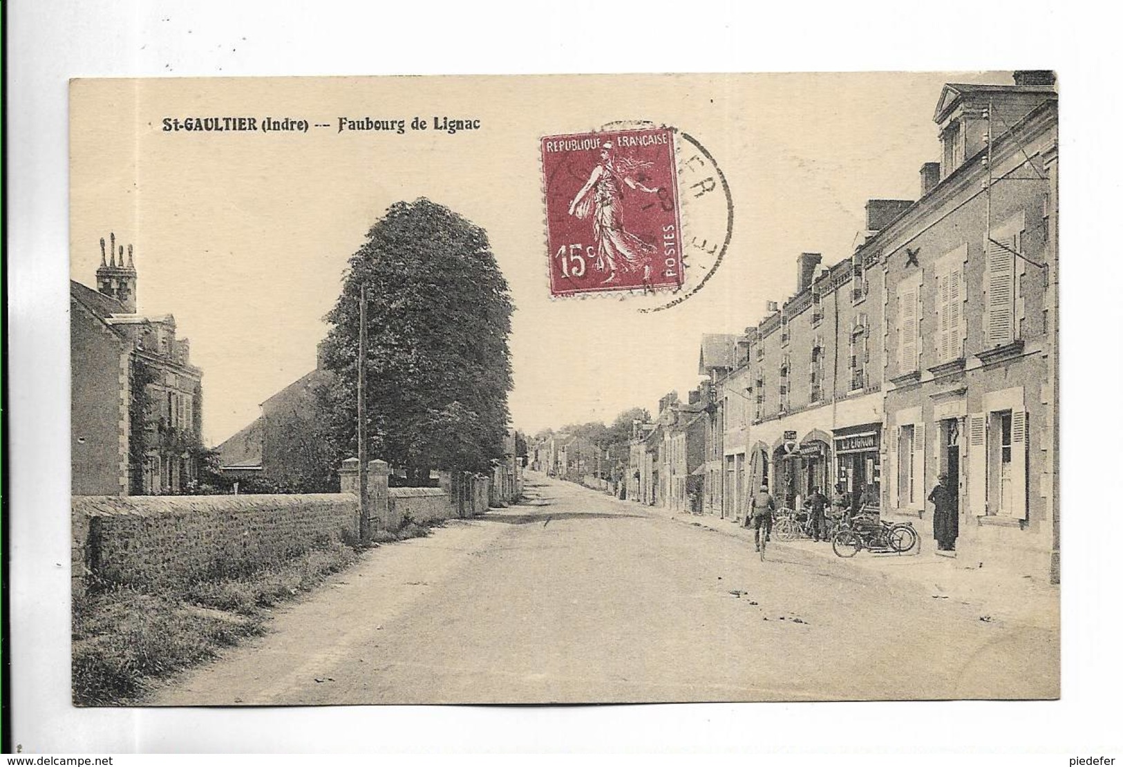 36 - SAINT-GAULTIER ( Indre ) - Faubourg De Lignac - Other & Unclassified