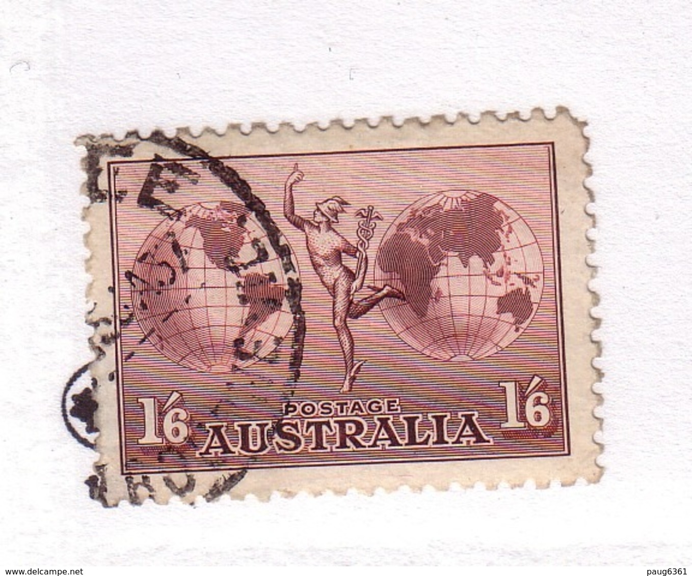 AUSTRALIE 1934 AVION  YVERT N°A5  OBLITERE - Used Stamps