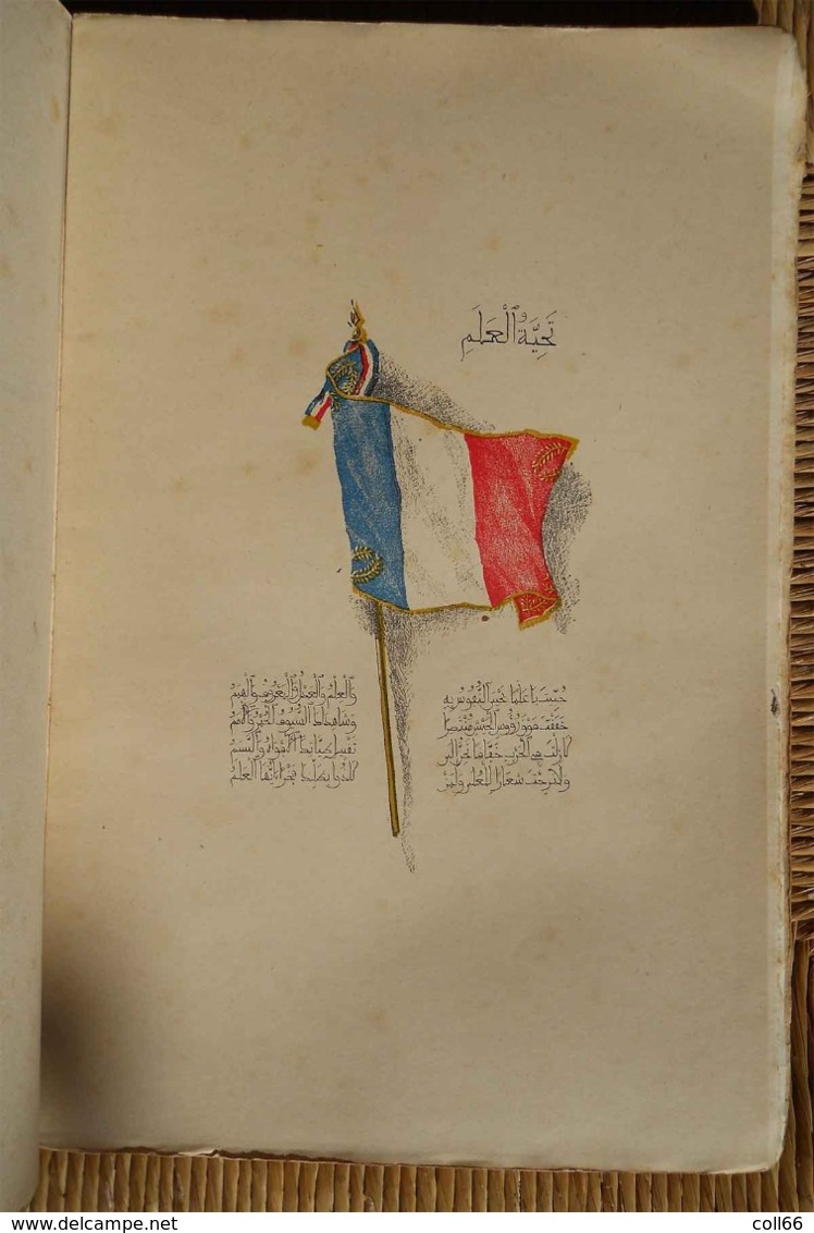 WW1 Book Le Salut Au Drapeau 1916 Témoignage De Loyalisme Des Musulmans Français Algérie Collection Revue Monde Musulman - Documents