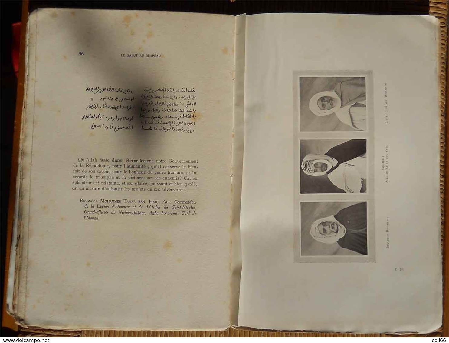 WW1 Book Le Salut au Drapeau 1916 Témoignage de Loyalisme des Musulmans Français Algérie Collection Revue Monde Musulman