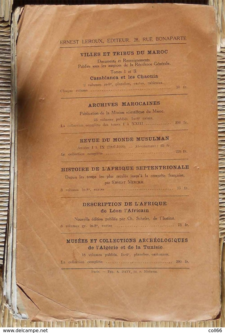 WW1 Book Le Salut au Drapeau 1916 Témoignage de Loyalisme des Musulmans Français Algérie Collection Revue Monde Musulman