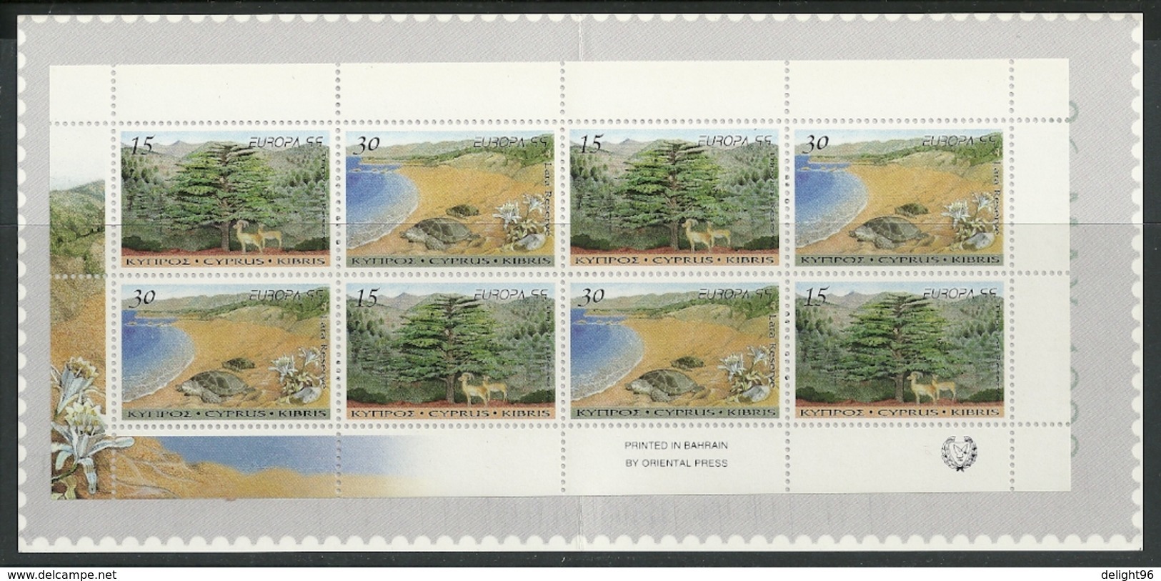 1999 Cyprus Europa: National Parks And Nature Reserves Booklet (** / MNH / UMM) - 1999