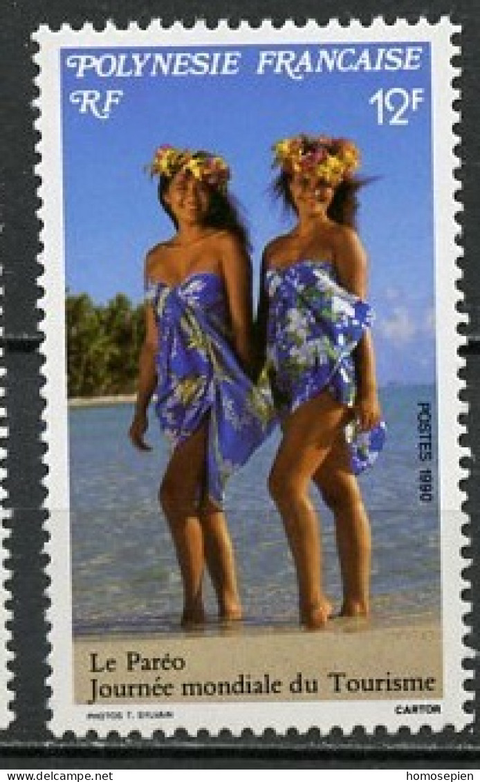 Polynésie Française - Polynesien - Polynesia 1990 Y&T N°367 - Michel N°567 *** - 12f Journée Du Tourisme - Neufs