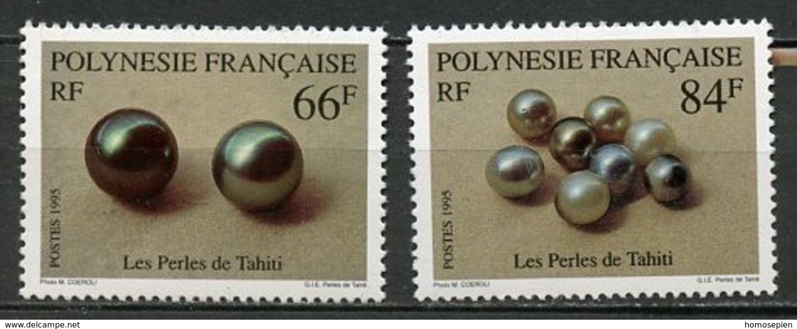 Polynésie Française - Polynesien - Polynesia 1995 Y&T N°477 à 478 - Michel N°684 à 685 *** - Perles De Tahiti - Neufs