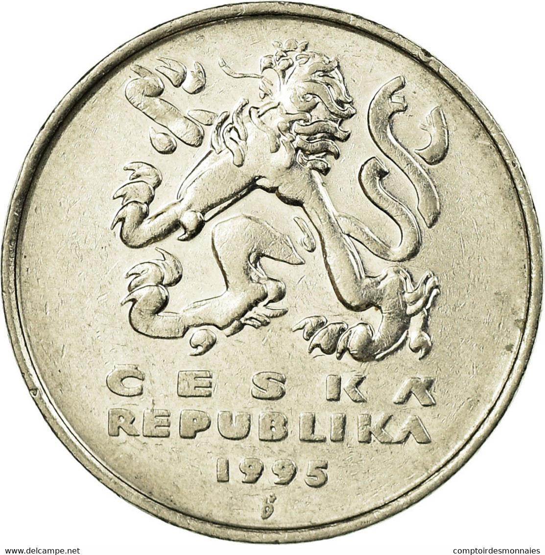 Monnaie, République Tchèque, 5 Korun, 1995, TTB, Nickel Plated Steel, KM:8 - Tchéquie