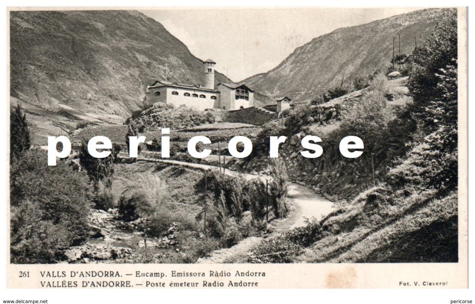 Vallée D'Andorre  Poste  émeteur  Radio Andorre - Andorre