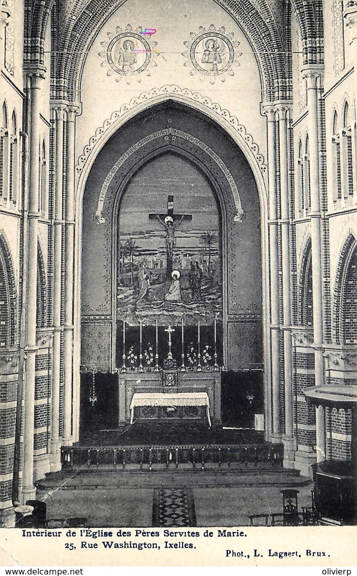 Ixelles - Intérieur De L' Eglise Des Pères Servites De Marie - Edit. L.Lagaert - Ixelles - Elsene