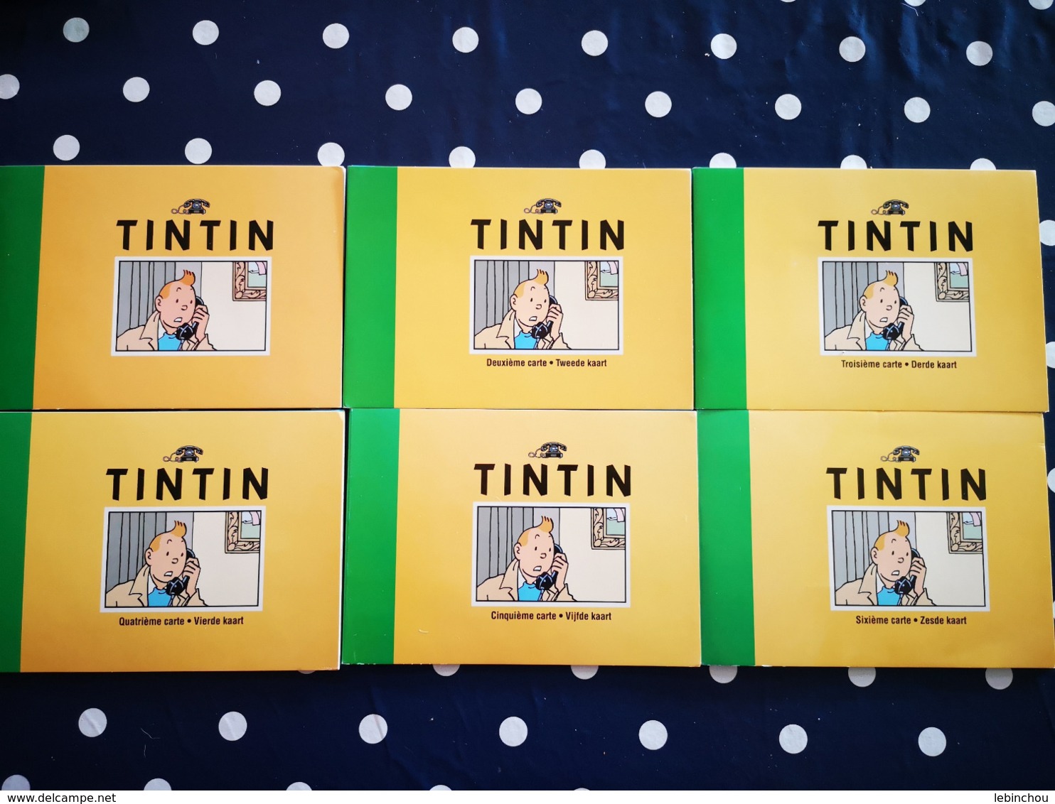 Lot de 10 articles différents Tintin & Milou de Hergé. Voir détail.