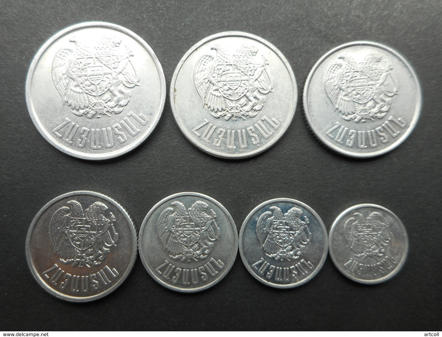 Armenia 10,20,50 Luma,1,3,5,10 Dram 1994 (Lot Of 7 Coins) - Armenien