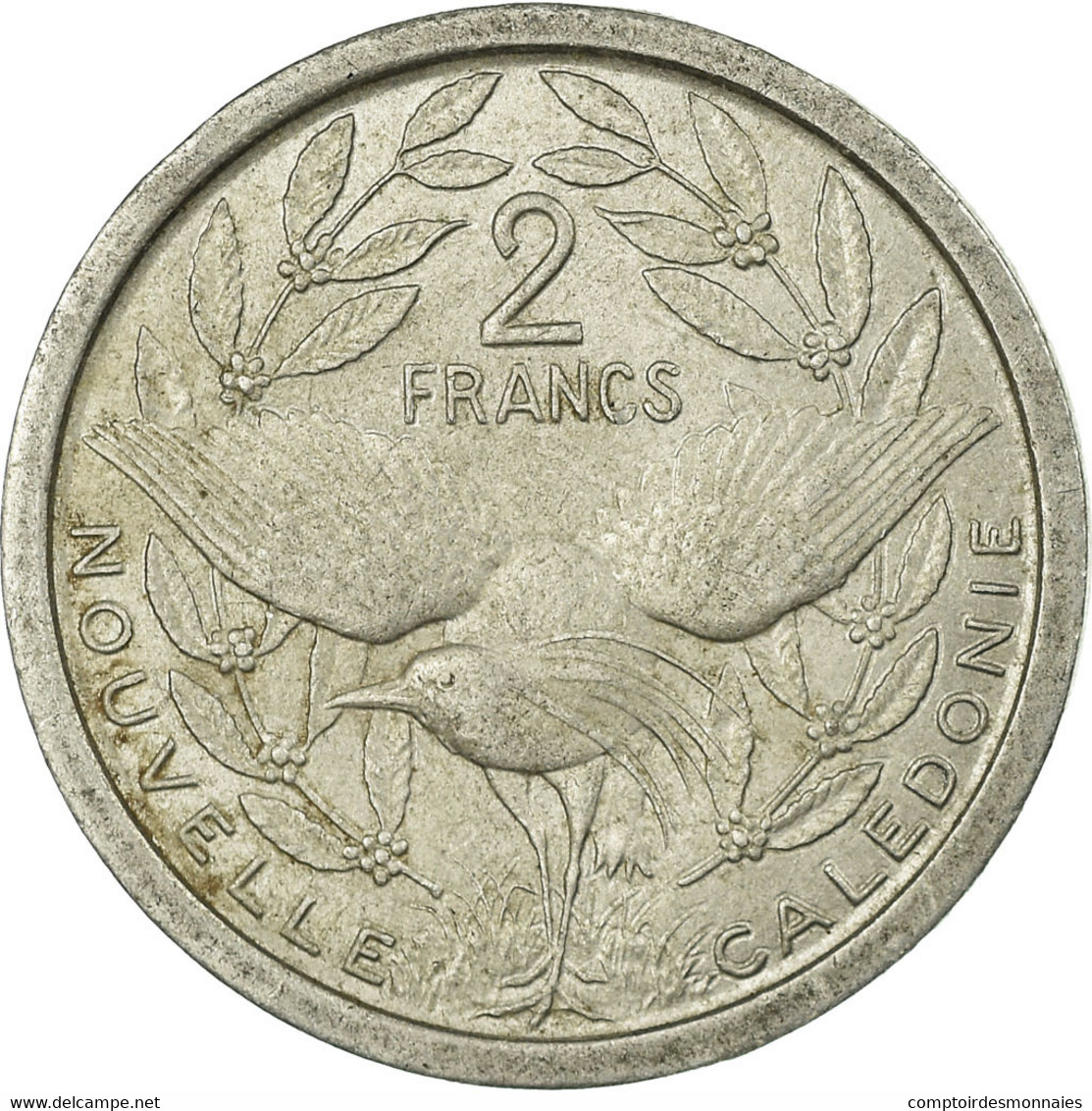 Monnaie, Nouvelle-Calédonie, 2 Francs, 1973, Paris, TTB, Aluminium, KM:14 - Nouvelle-Calédonie