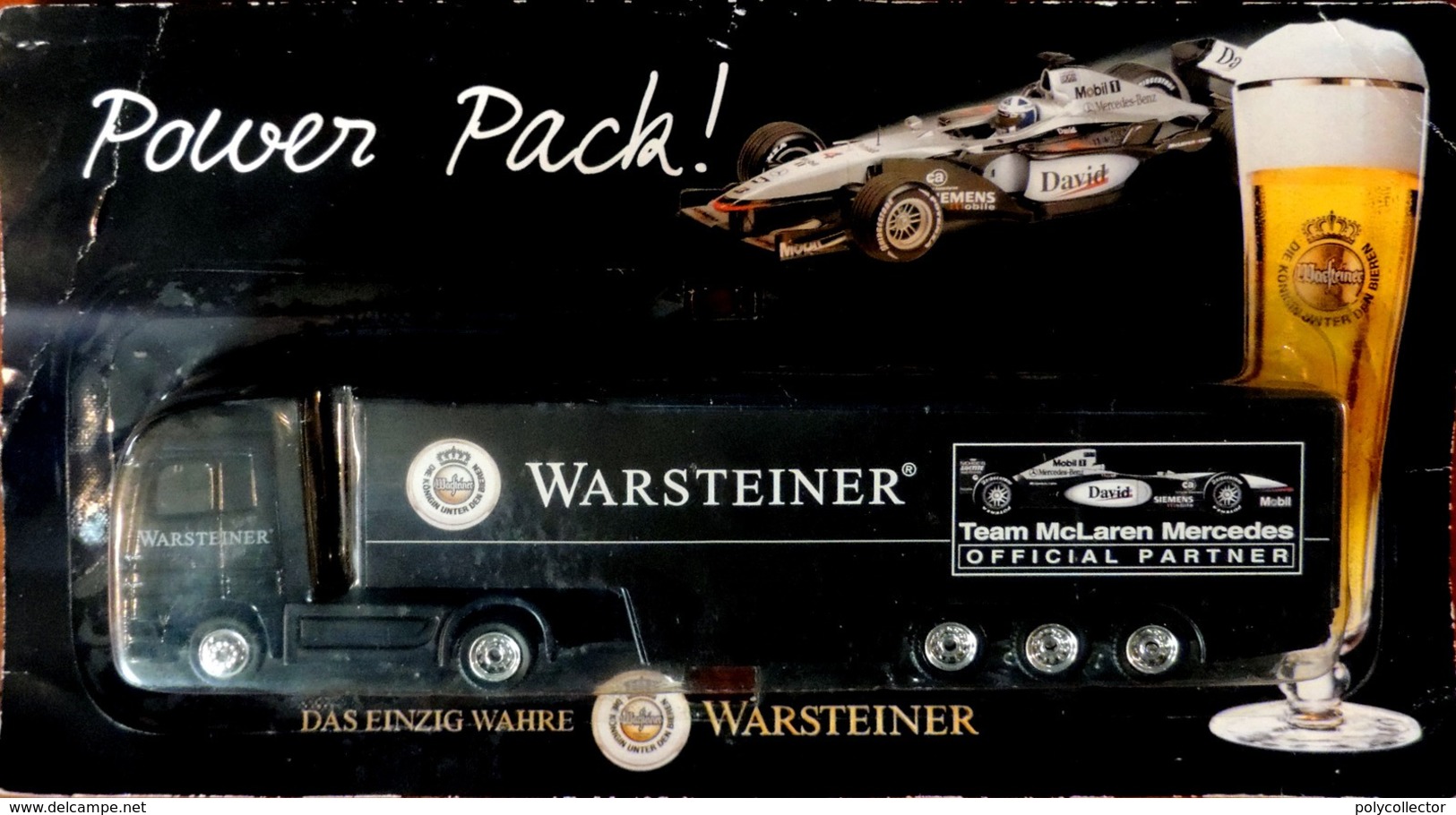 FORMULE 1 Camion Team McLAREN MERCEDES BIERE WARSTEINER 1/87 NEUF Sous Blister - Reclame - Alle Merken