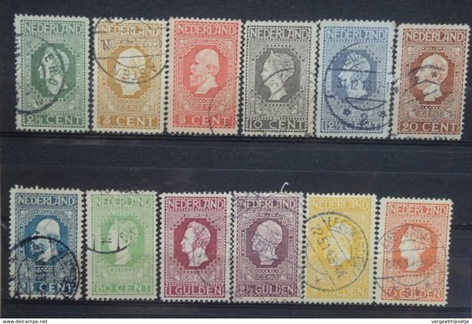 NEDERLAND   1913     Nr. 90 - 101   ( 101 Met Keurmerk)    Gestempeld    CW  1100,00 - Used Stamps