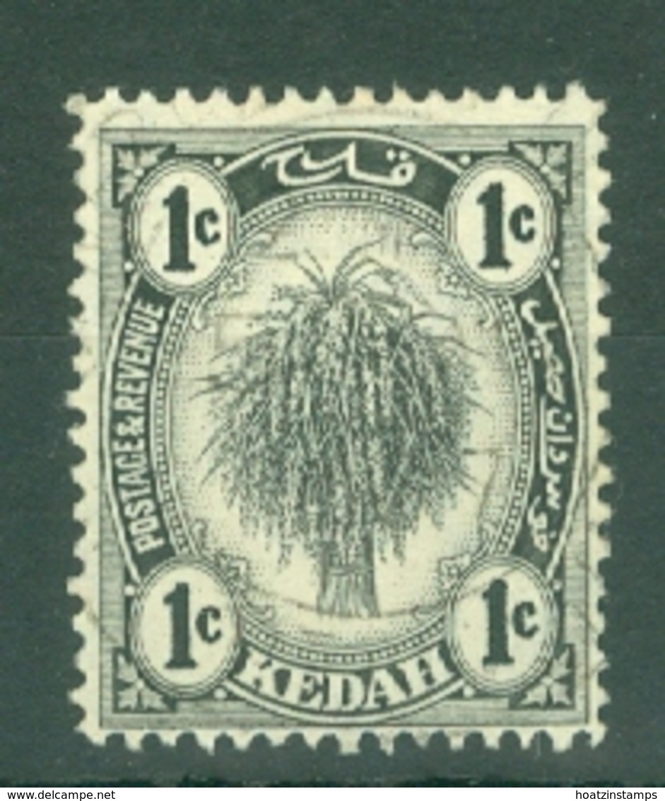 Malaya - Kedah: 1922-40   Sheaf Of Rice     SG52    1c      Used - Kedah