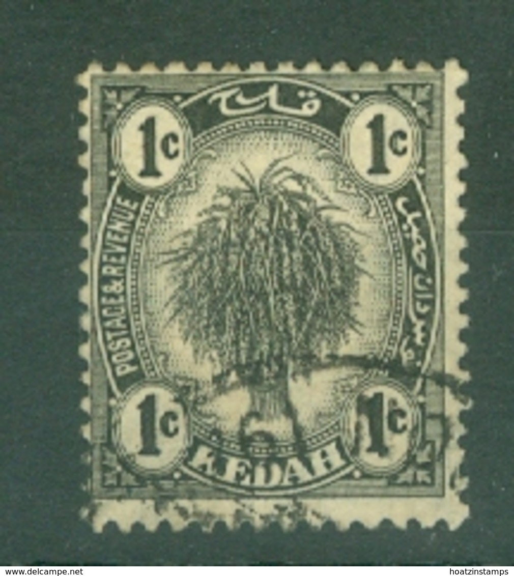 Malaya - Kedah: 1922-40   Sheaf Of Rice     SG52    1c      Used - Kedah