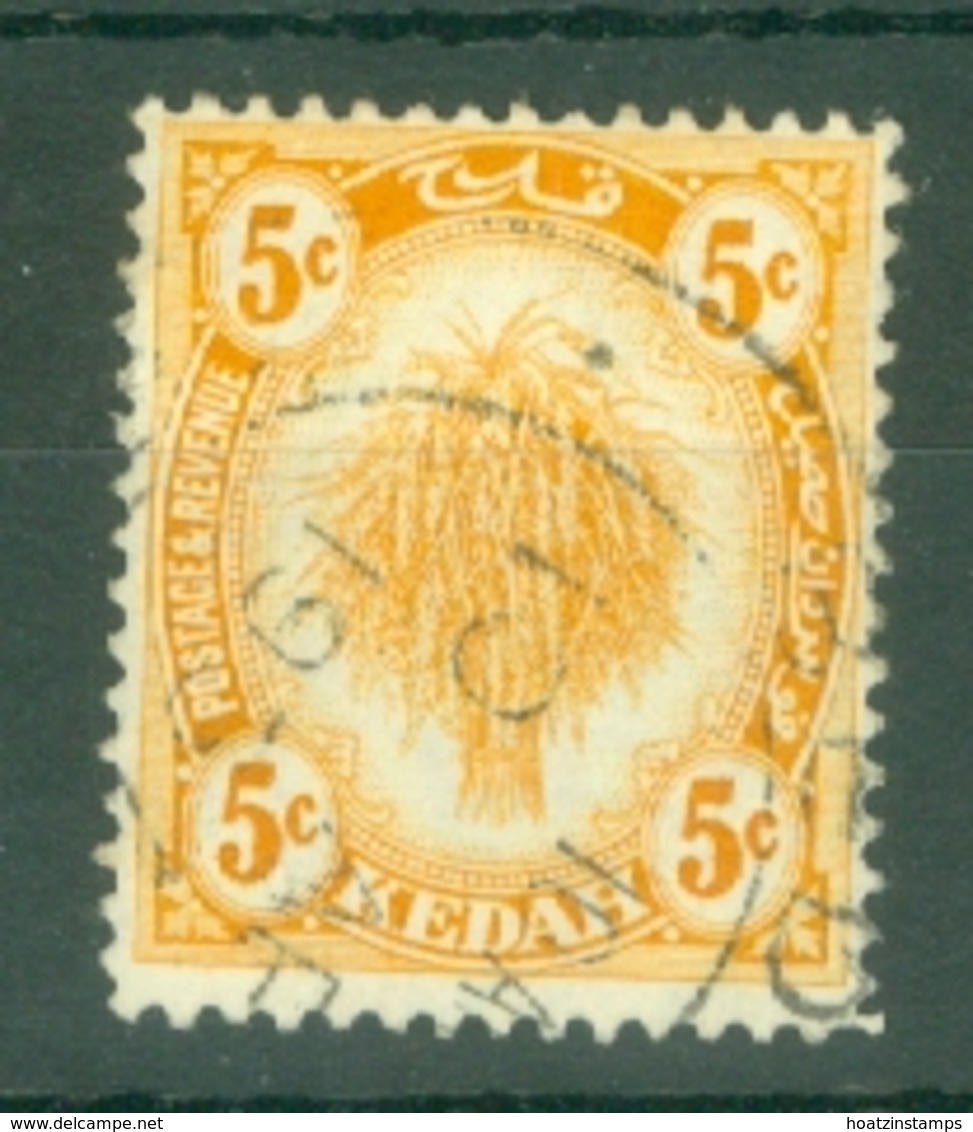 Malaya - Kedah: 1922-40   Sheaf Of Rice     SG55    5c      Used - Kedah