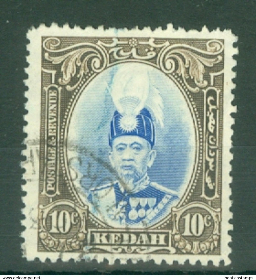 Malaya - Kedah: 1937   Sultan Abdul Hamid Halimshah     SG60    10c      Used - Kedah