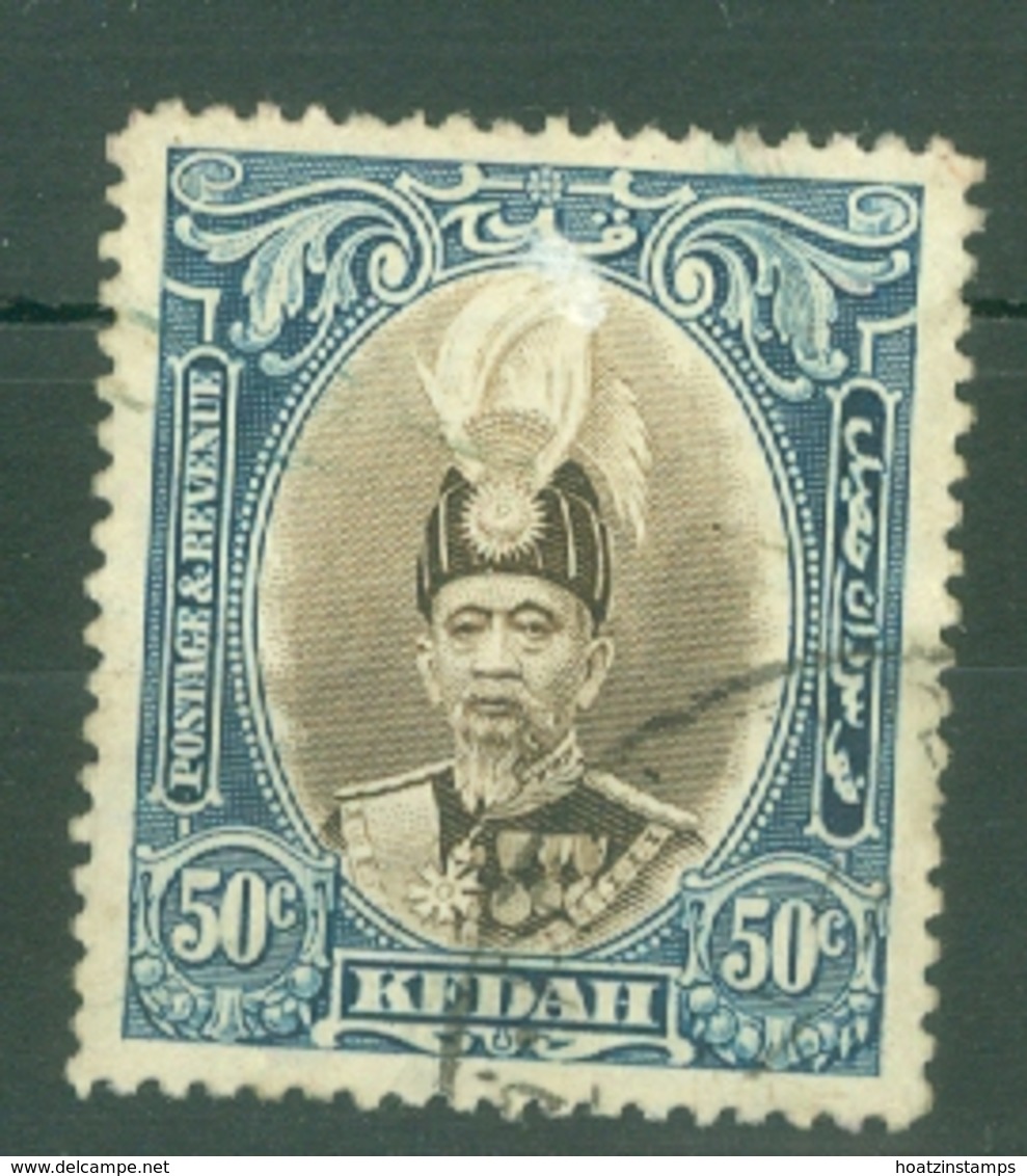 Malaya - Kedah: 1937   Sultan Abdul Hamid Halimshah     SG65    50c      Used - Kedah