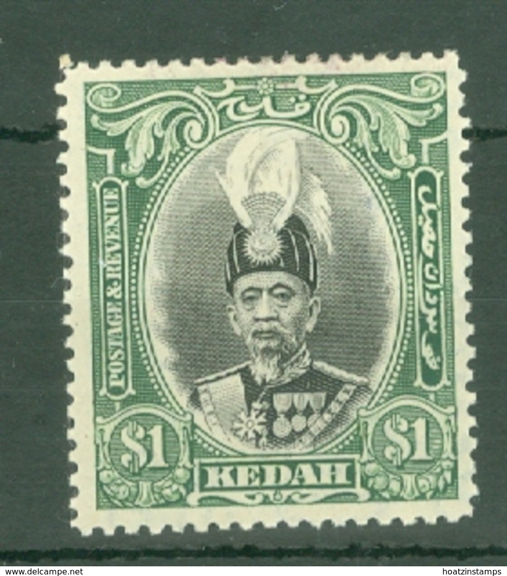 Malaya - Kedah: 1937   Sultan Abdul Hamid Halimshah     SG66    $1      MH - Kedah