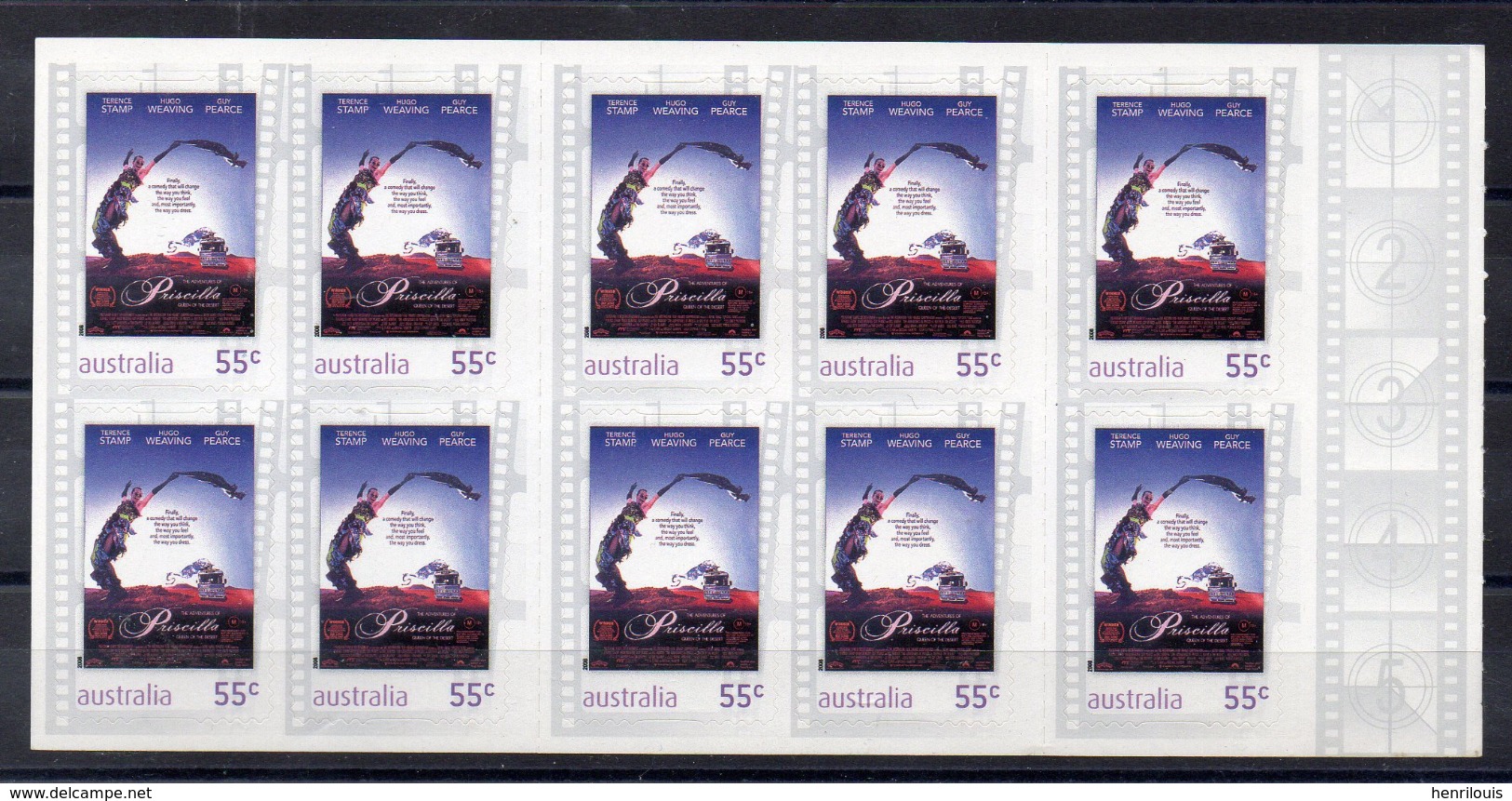 AUSTRALIE   Timbres Neufs **  De 2008  ( Ref 1135 B  )  Cinéma - - Ungebraucht