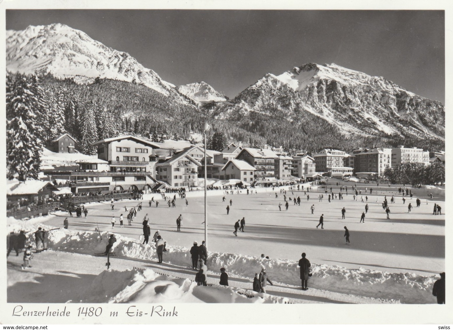 LENZERHEIDE  EISBAHN  EIS RINK. - Lantsch/Lenz