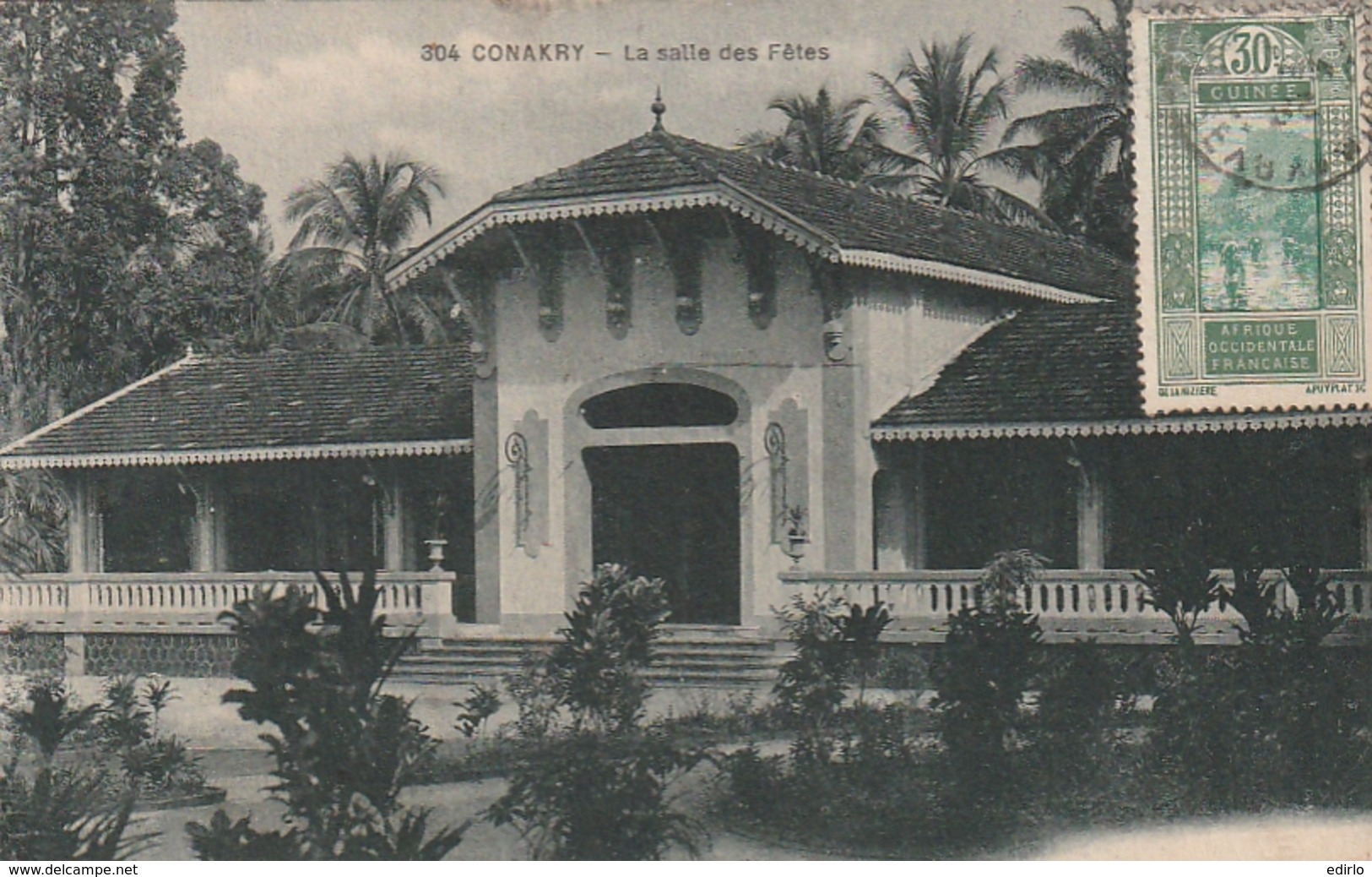 *** CONAKRY  La Salle Des Fêtes  TTB - Guinée Française