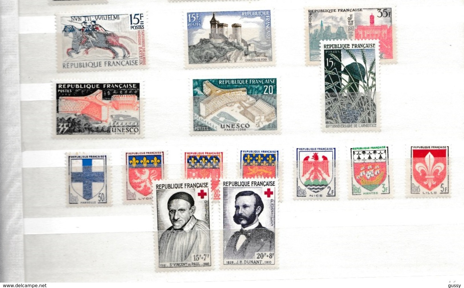 FRANCE 1958-59:  Restes De Collection, Lot De Timbres Neufs, Petits Prix - Collezioni