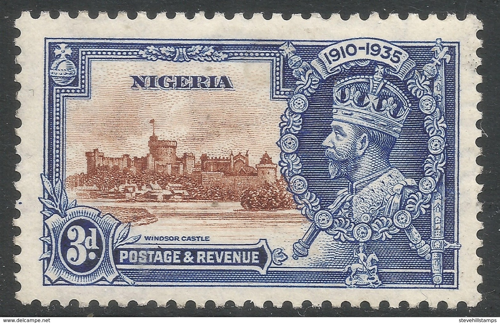 Nigeria. 1935 KGV Silver Jubilee. 3d MH.  SG 32 - Nigeria (...-1960)