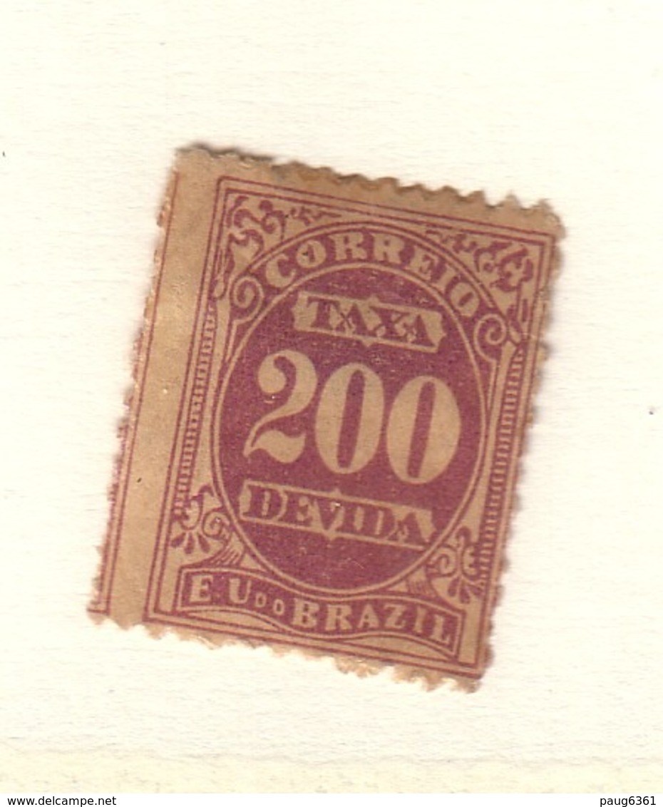 BRESIL 1895/05 TAXE YVERT  N°T22  NEUF MH* - Strafport