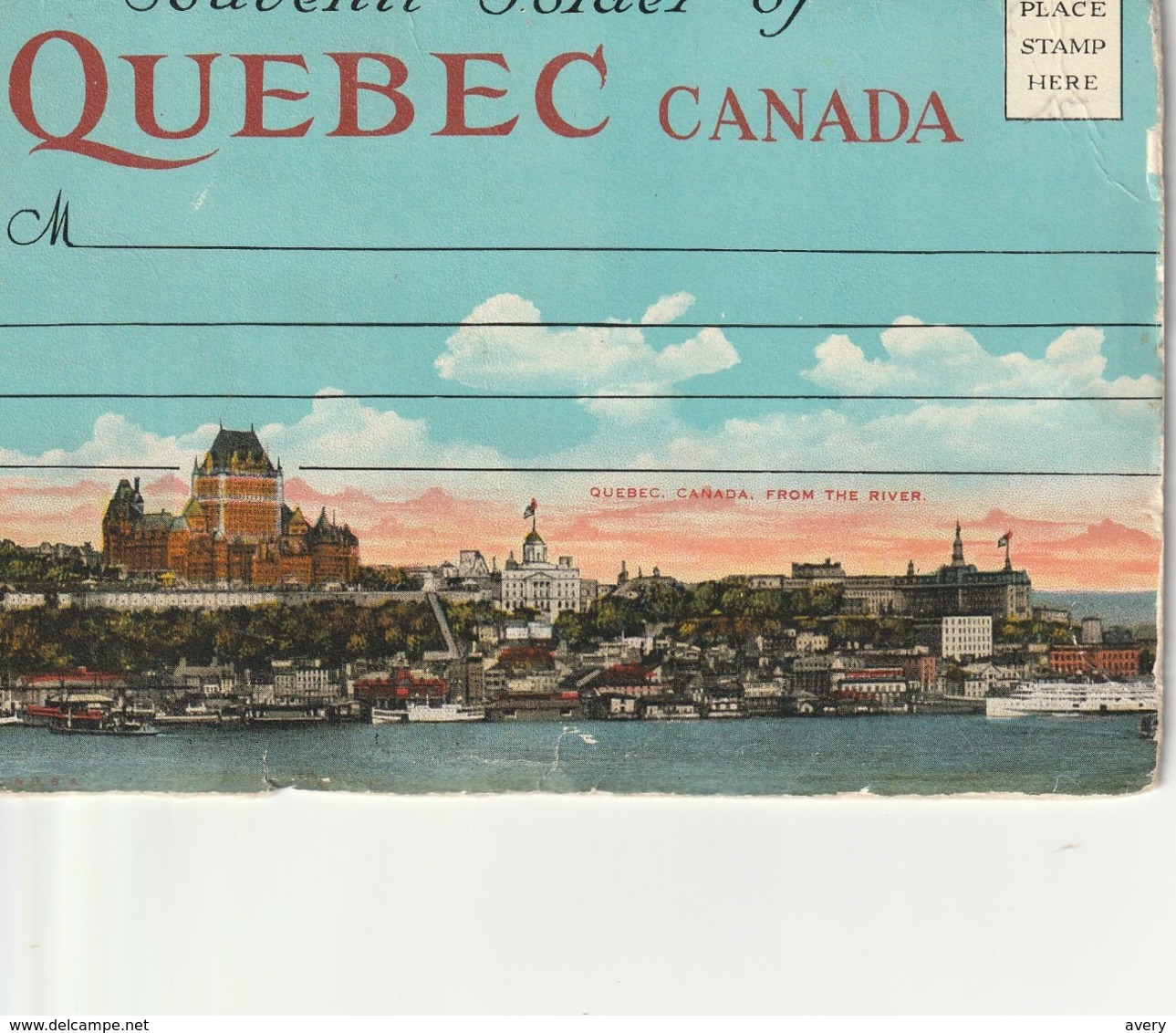 Souvenir Folder Of Quebec, Quebec Le Couverture De Dos Est Manquer 9 Photos Reg + 18 Photos Demi - Québec - La Cité