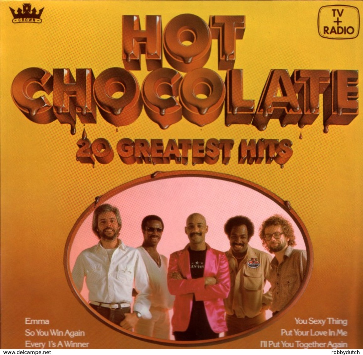 * LP *  HOT CHOCOLATE - 20 GREATEST HITS (Holland 1979) - Disco, Pop