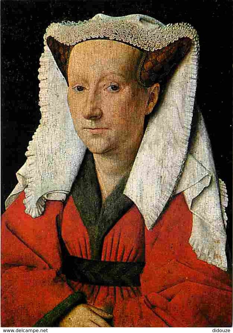 Art - Peinture Religieuse - Jan Van Eyck - Margareta Van Eyck - Carte Neuve - Voir Scans Recto-Verso - Schilderijen, Gebrandschilderd Glas En Beeldjes