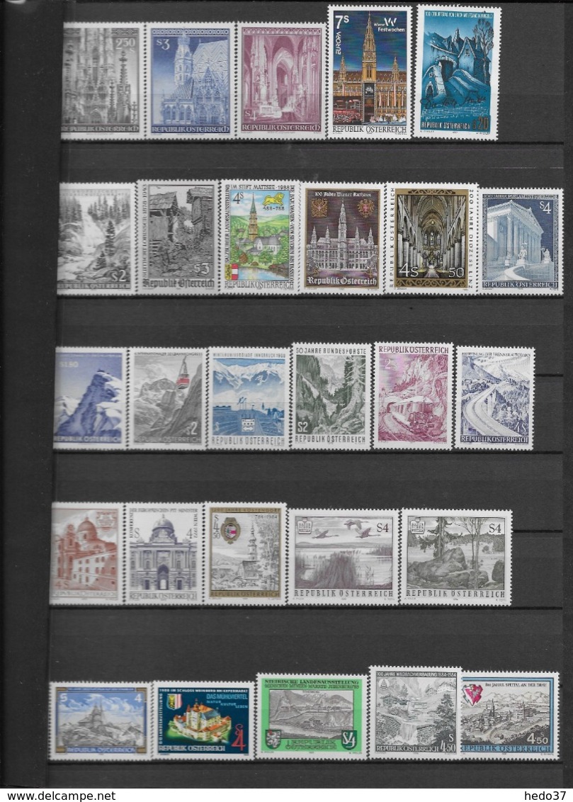 Autriche - Collection Timbres Neufs ** Sans Charnière - TB - 51 Scans - Sammlungen