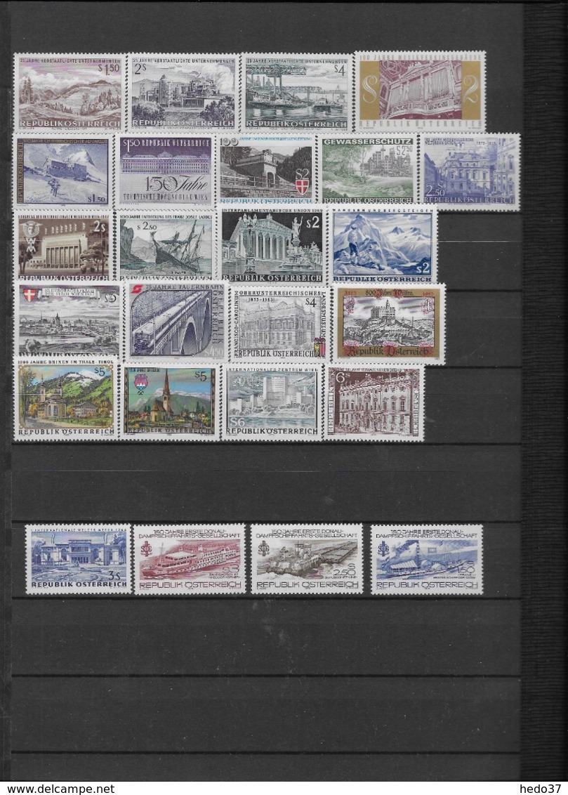 Autriche - Collection Timbres Neufs ** Sans Charnière - TB - 51 Scans - Collections