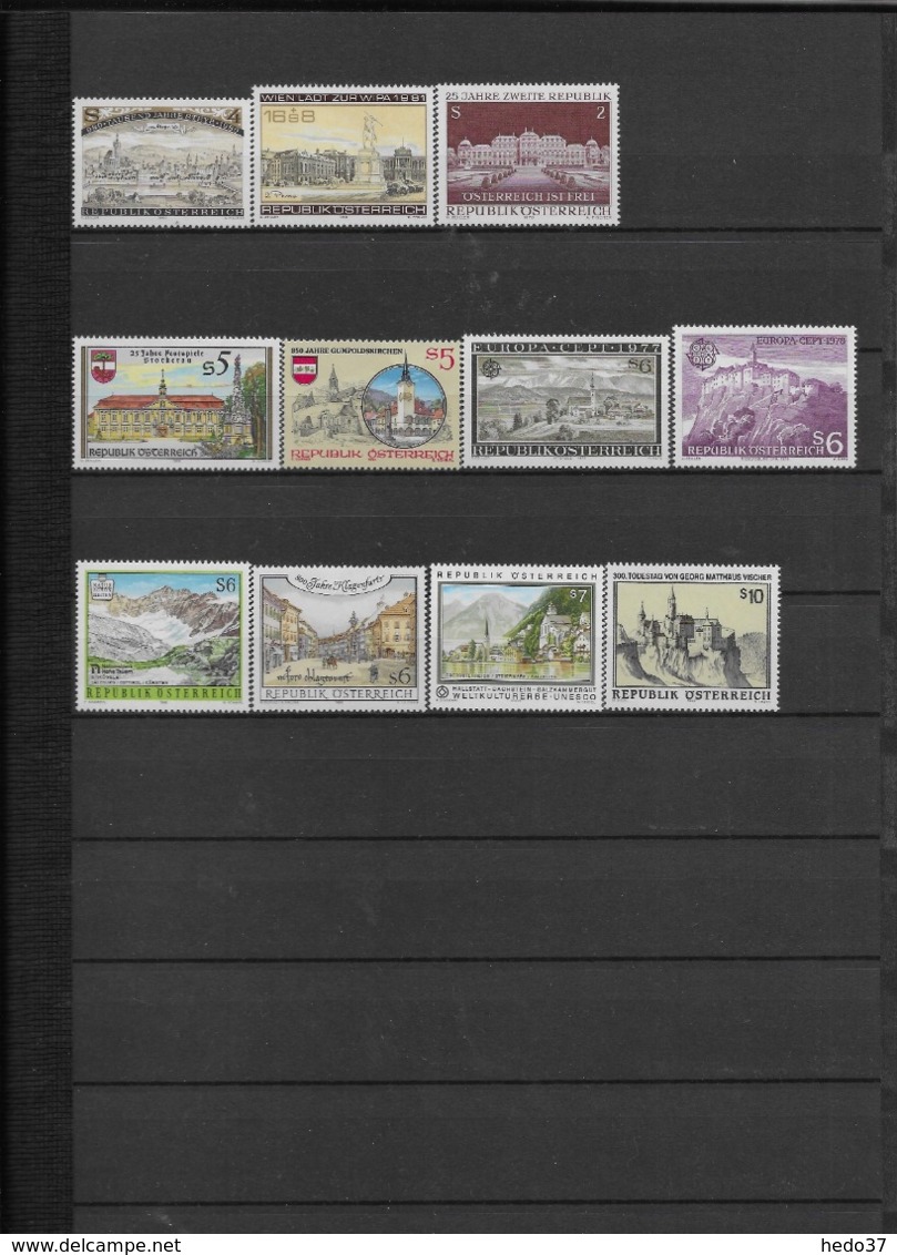 Autriche - Collection Timbres Neufs ** Sans Charnière - TB - 51 Scans - Colecciones