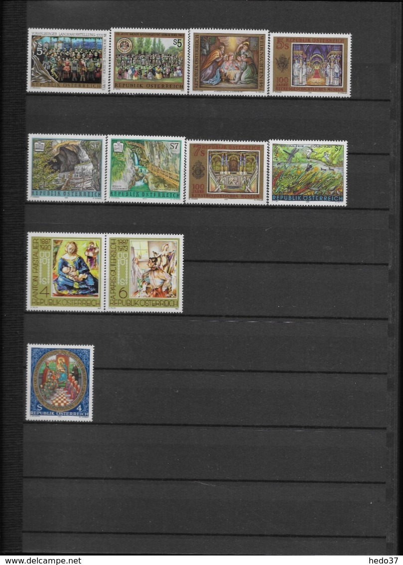 Autriche - Collection timbres neufs ** sans charnière - TB - 51 scans