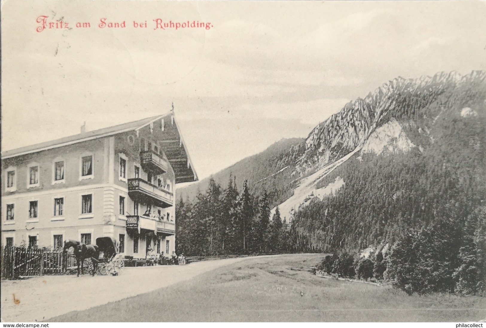 Fritz Am Sand Bei Ruhpolding (kutzche) 1909 - Ruhpolding