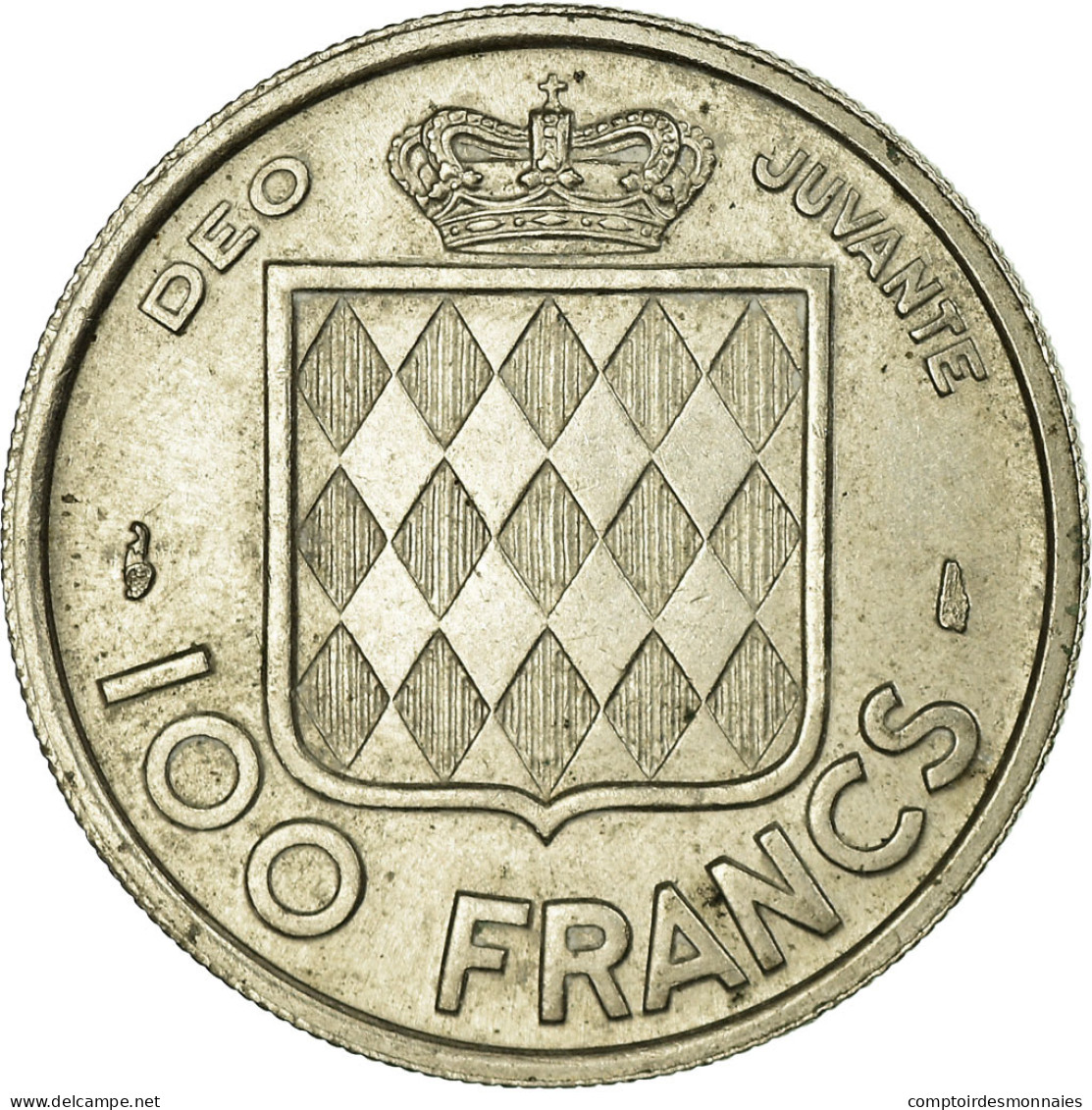 Monaco, Rainier III, 100 Francs, Cent, 1956, TTB, Copper-nickel, KM:134 - 1949-1956 Oude Frank