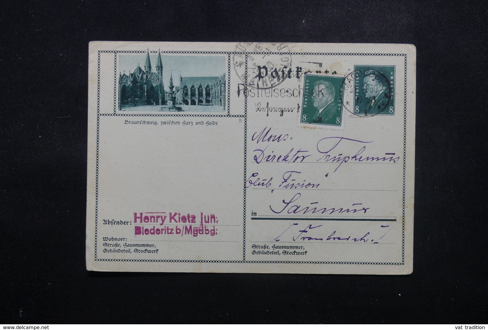 ALLEMAGNE - Entier Postal + Complément De Magdeburg En 1930 - L 44253 - Sonstige & Ohne Zuordnung