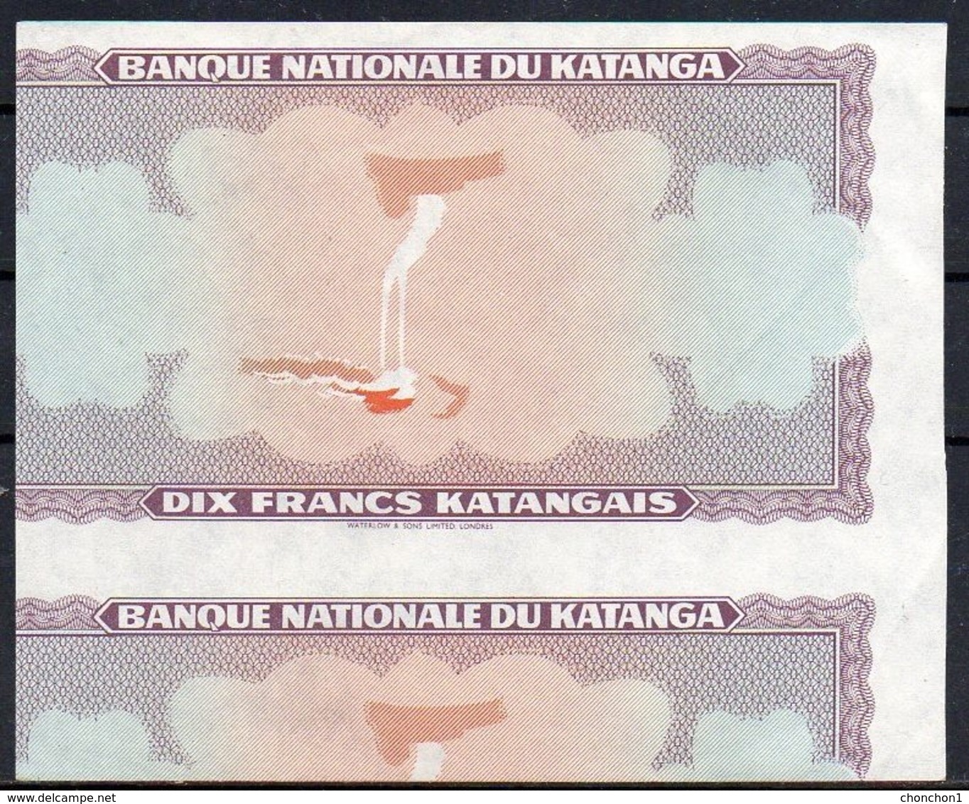 BELGIQUE CONGO KATANGA - BILLET - ESSAI NON EMIS - RRR - BX1 - Sin Clasificación