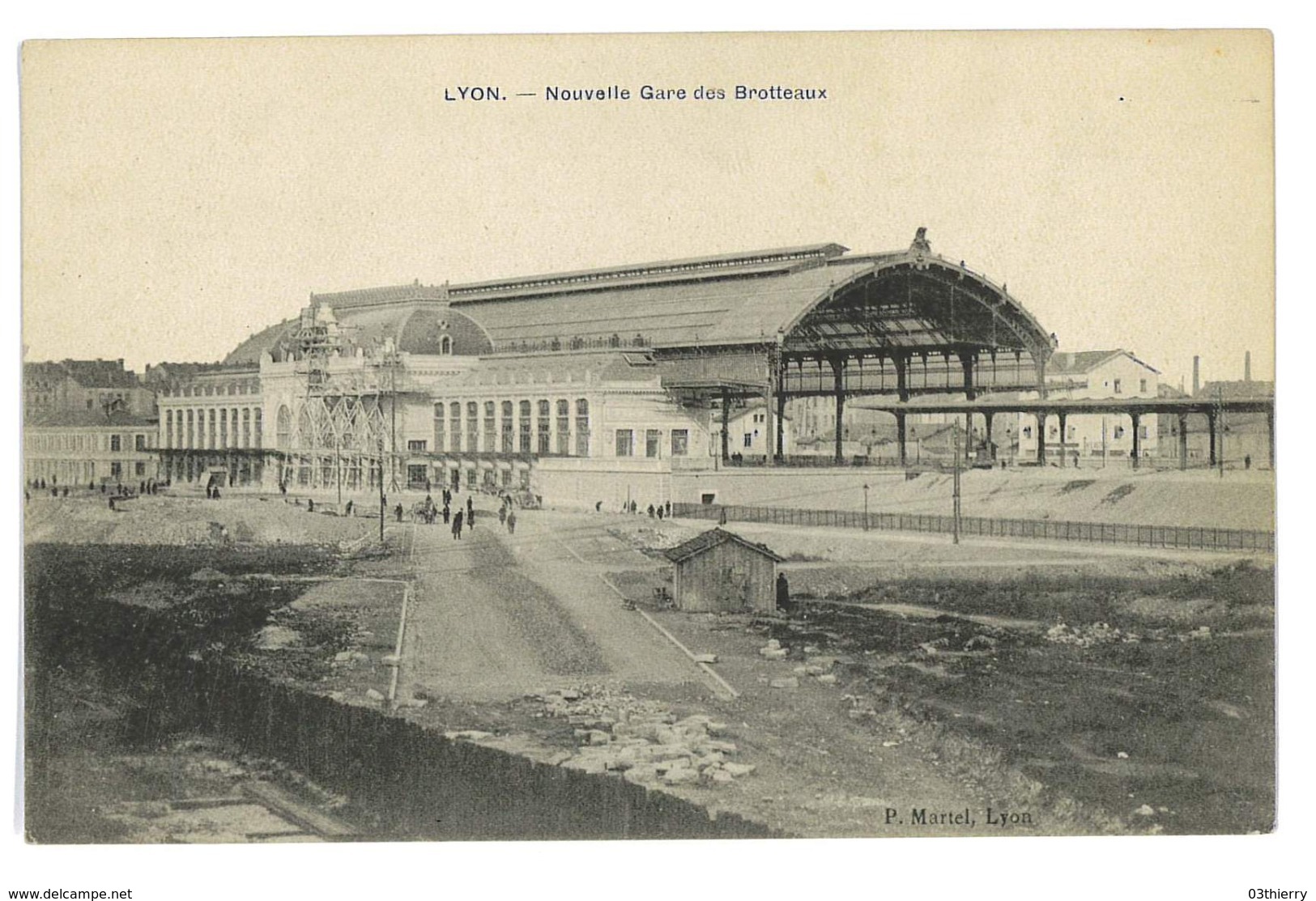 CPA 69 LYON NOUVELLE GARE DES BROTTEAUX Travaux - Autres & Non Classés